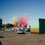 sesja motoryzacyjna z pirotechnika